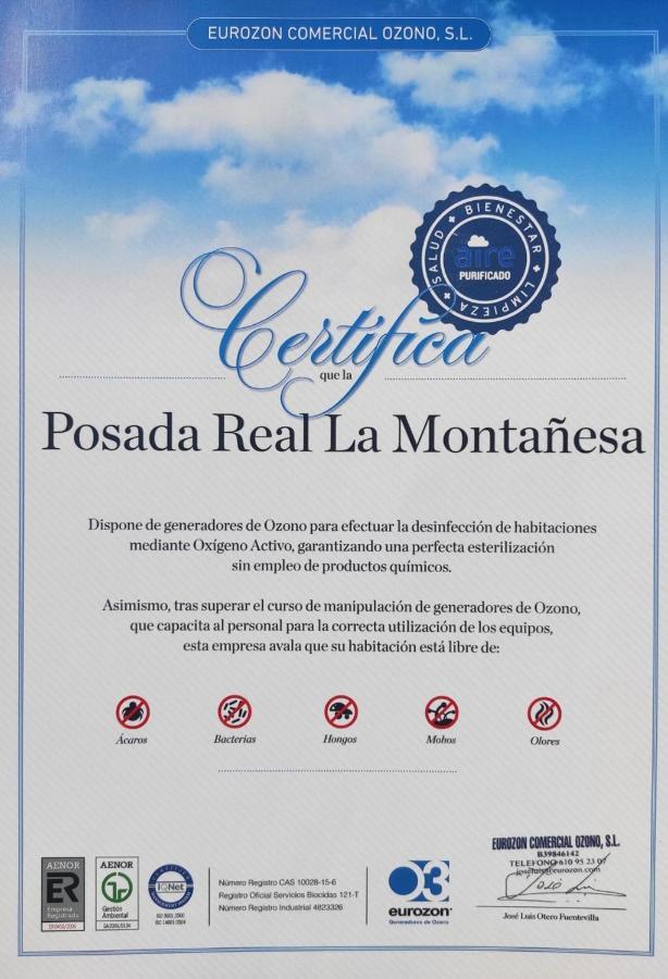 Posada Real La Montanesa Corrales De Buelna Bagian luar foto